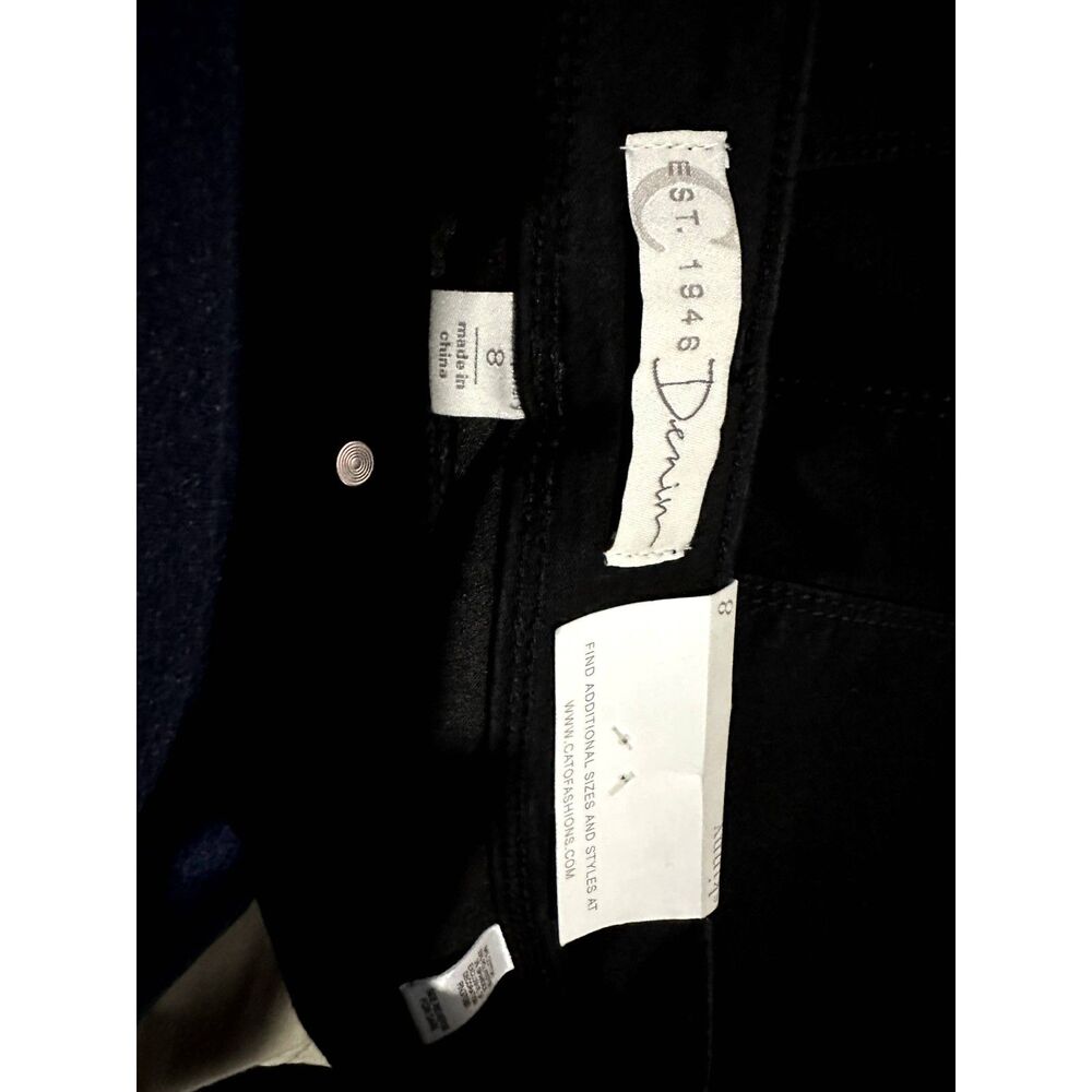 Est 1946 Denim Black Size 8 NWT - Picture 3 of 3